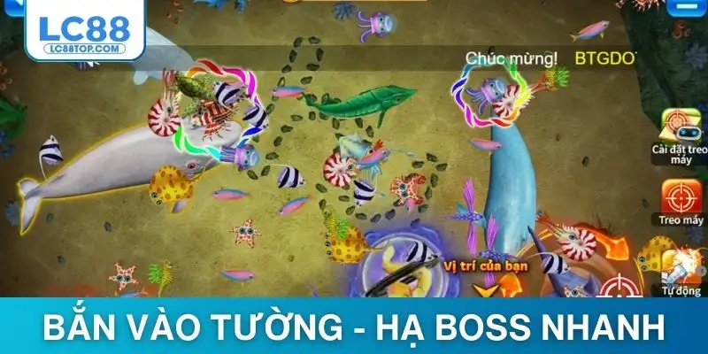 Bắn vào tường - Hạ gục boss nhanh và đơn giản