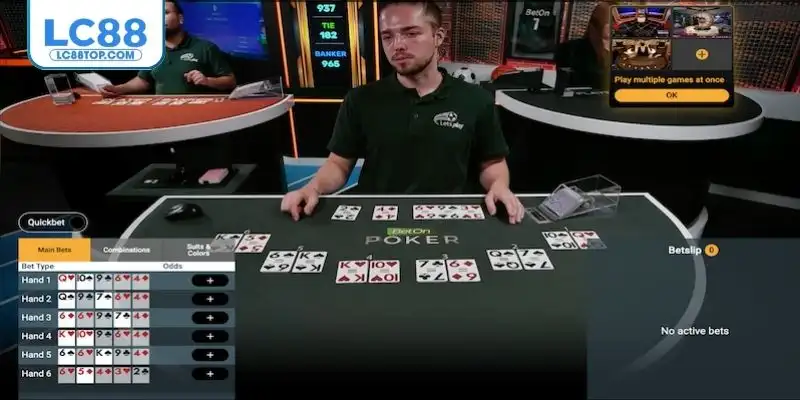 Game Poker gồm 4 vòng chơi chính